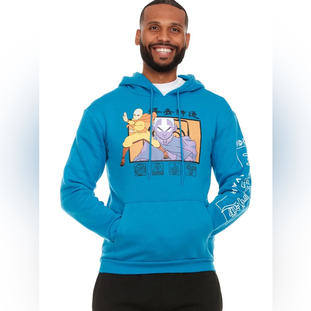 Nickelodeon Avatar the Last Airbender Pull Over Hoodie NWOT